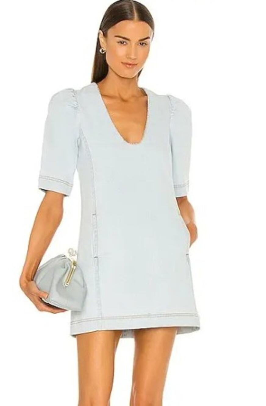 Something Navy Spencer Embellished Dress Women's Sz. XS